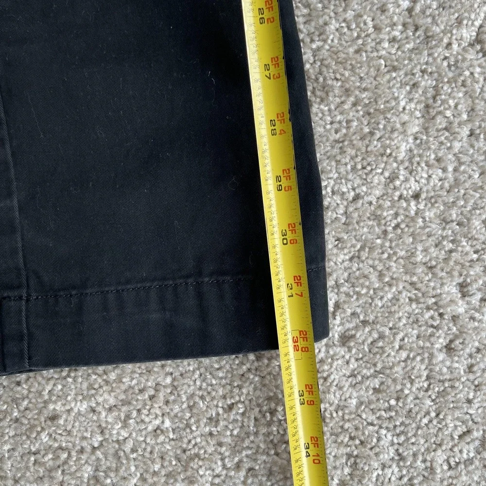Polo Ralph Lauren Pants Boys 10 Black Chino Twill Cotton Casual Pockets School